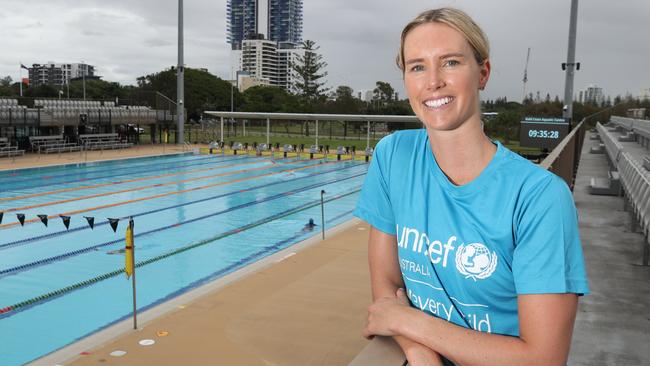 Olympic champion Emma McKeon won’t compete at the Australian Swimming Championships. Picture: Glenn Hampson