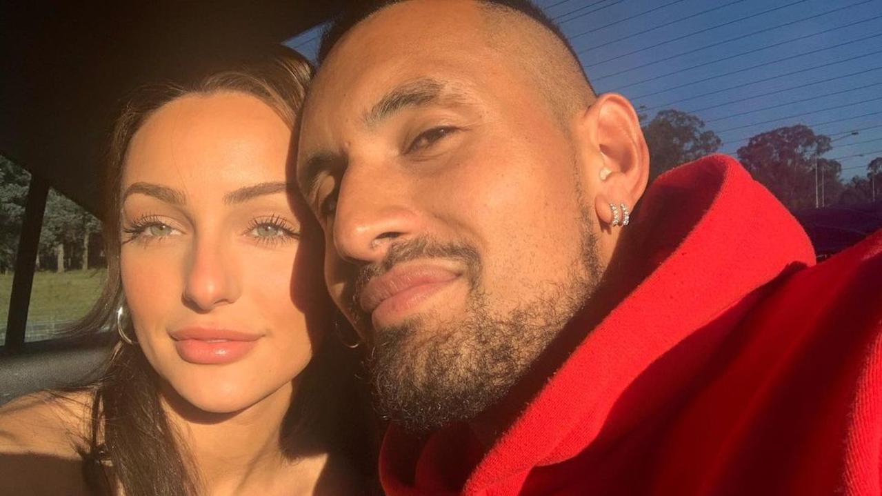 Nick Kyrgios and Chiara Passari. Picture: Instagram