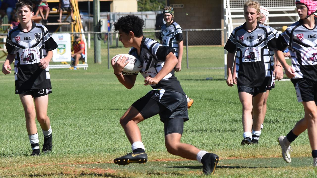 Mitchell Magpies v Toowoomba Valley Roosters U16. Adrian Vowles Cup 2020.
