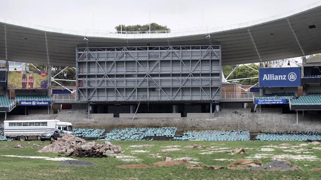 Demolition work at the stadium will now continue. 