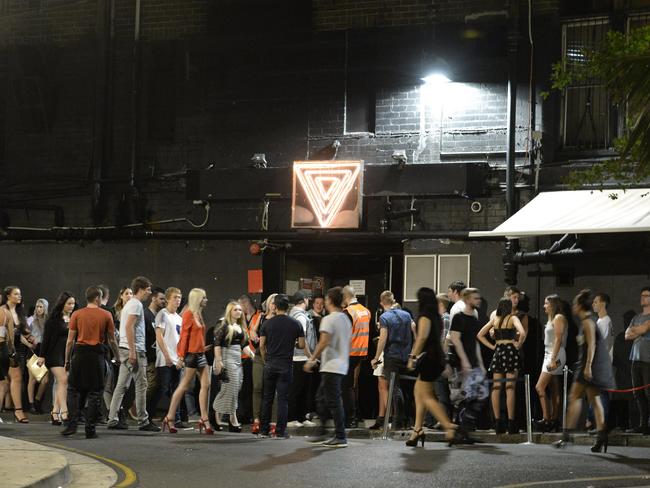 The line for the Tunnel Nightclub in its heyday. Picture: Gordon McComiskie