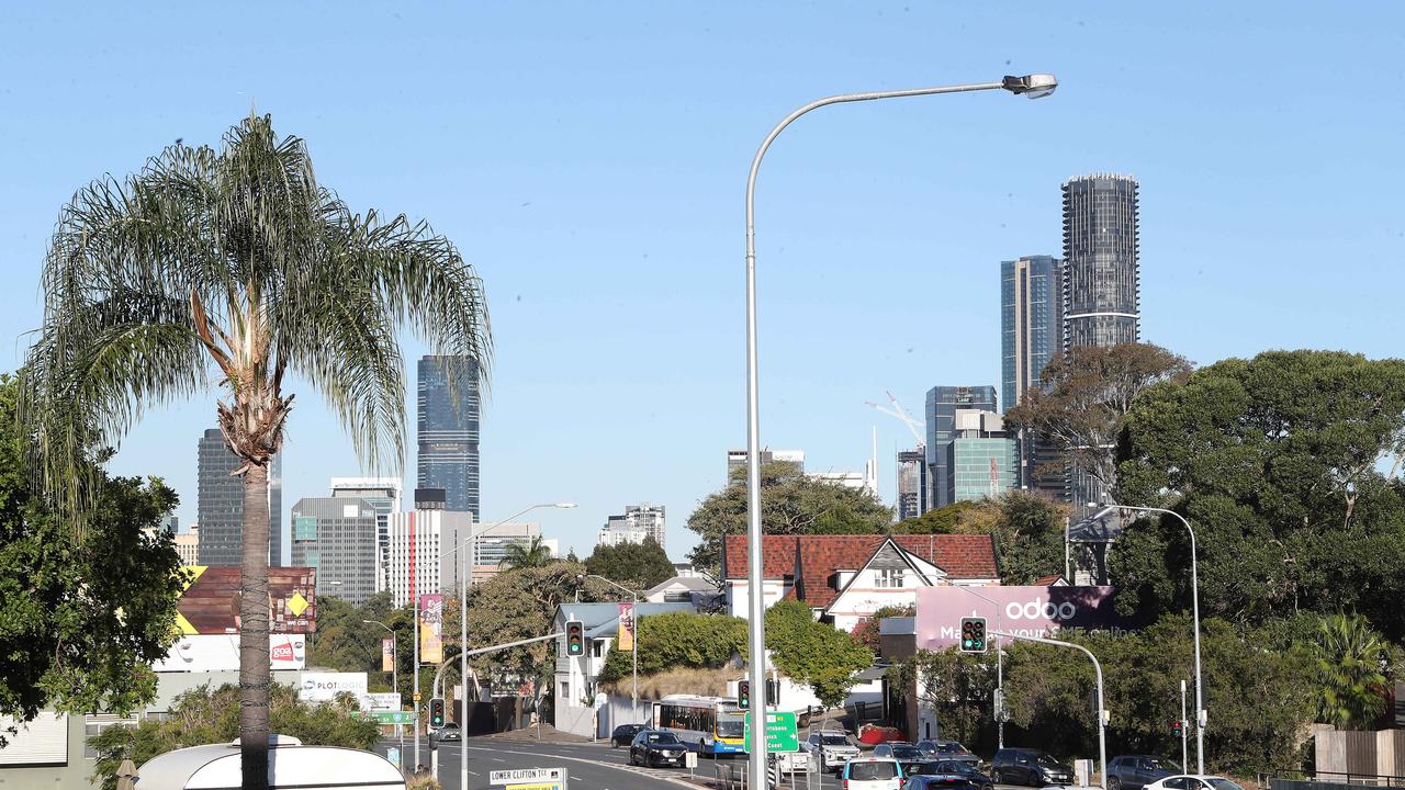 The city view without the billboard obstruction. Picture: Liam Kidston