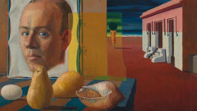 Jeffrey Smart, Self portrait, Procida, 1956-57, National Gallery of Australia, Canberra, purchased 2016, (c) The Estate of Jeffrey Smart, courtesy of Philip Bacon Galleries. Supplied for Elizabeth Fortescue