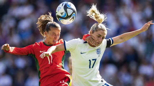 Laura Coombs is hoping to avoid facing off against the home side in the Round of 16. Picture: Marc Atkins/Getty Images