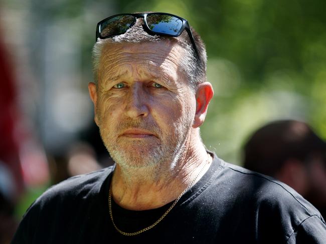 SYDNEY, AUSTRALIA - NewsWire Photos September 18, 2024: CFMEU Leader Darren Greenfield at the CFMEU rally and march to State Parliament on Wednesday. Picture: NewsWire / Nikki Short