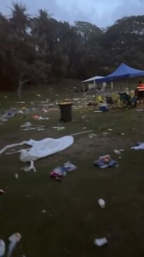 Sydney, Bronte Beach: Video of crazy clean-up after wild party | news ...