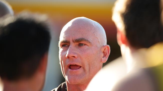 Damian Smith is back for his fifth season in charge of Aldinga. Picture: Tait Schmaal