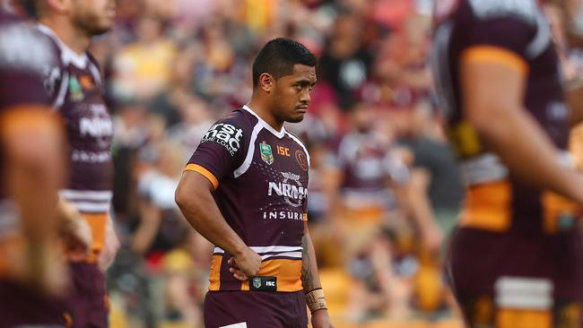 Anthony Milford after the loss to the Dragons. Picture: Getty