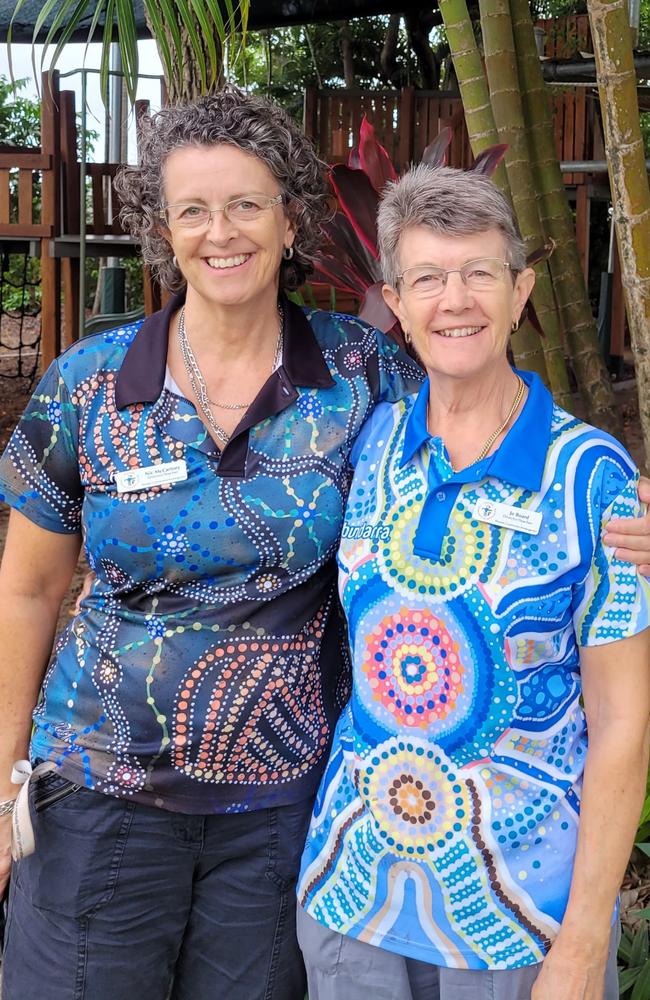 Pioneer Community Kindergarten directors Nic McCartney (left) and Jo Board. Picture: Contributed