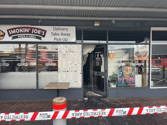 Neighbouring shops were also damaged in the fire. Picture: Nilsson Jones