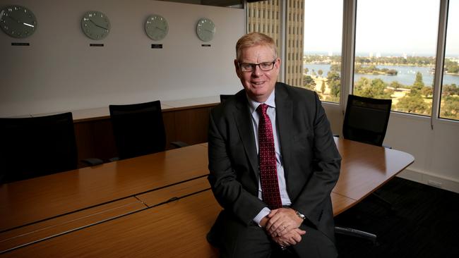 Bob Vassie, CEO of St Barbara, who have the best-performed stock in the ASX Top 300 companies this year, rising by 1200 per cent. Picture: Stuart McEvoy