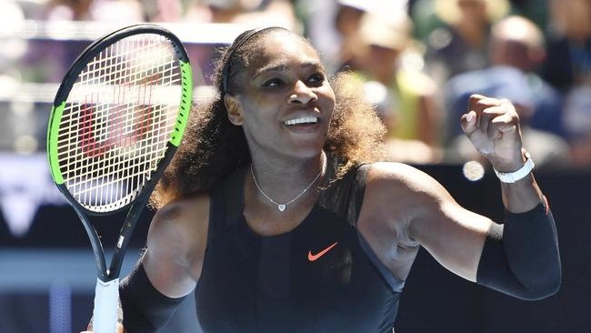 Serena Williams is set to return to the court just four months after the birth of her daughter. Picture: The Yomiuri Shimbun via AP