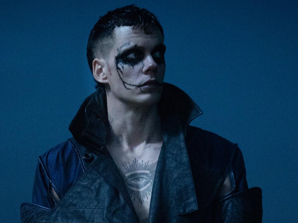 Bill Skarsgard in a scene from the movie The Crow.