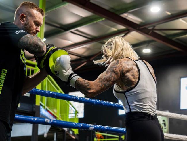 Chloe Chaos has found both herself and redemption in the ring. Picture: Mat Brown