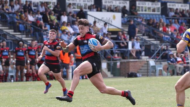 Norths scoring sensation Reece Mau'u on the burst. Pic: Clay Cross/Sportspics