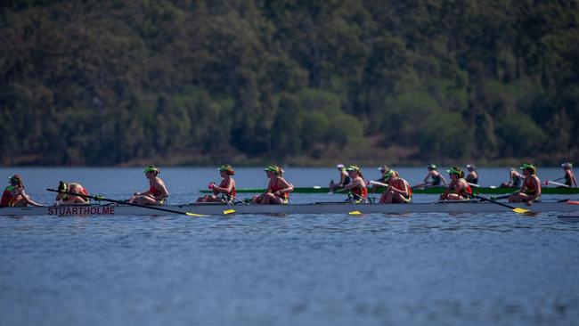 2024 Brisbane Schoolgirl Rowing Association Championship. Photos by Stephen Archer.