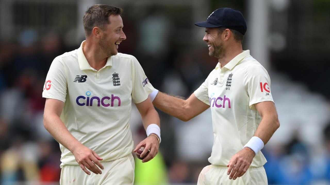 Robinson has been picking Jimmy Anderson’s brain ever since he entered the Test arena.