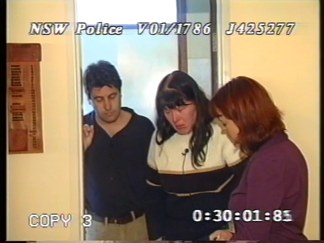 Camelo-Gomez can be seen bursting into tears while showing police around the house. Source: NSW Supreme Court