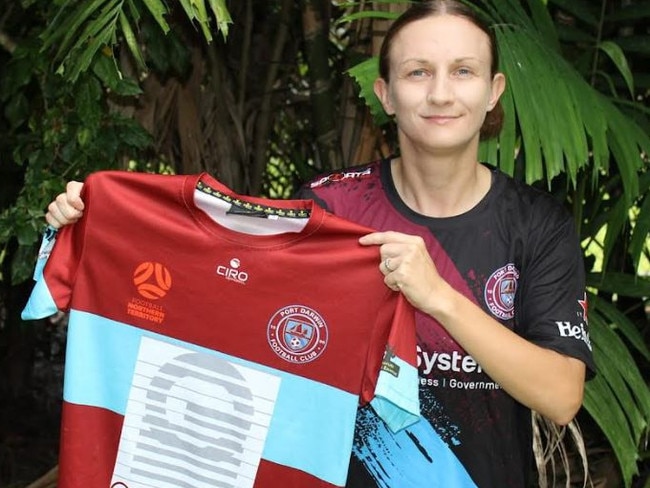 Alexandra Fulton has signed with Port Darwin. Picture: Football NT.