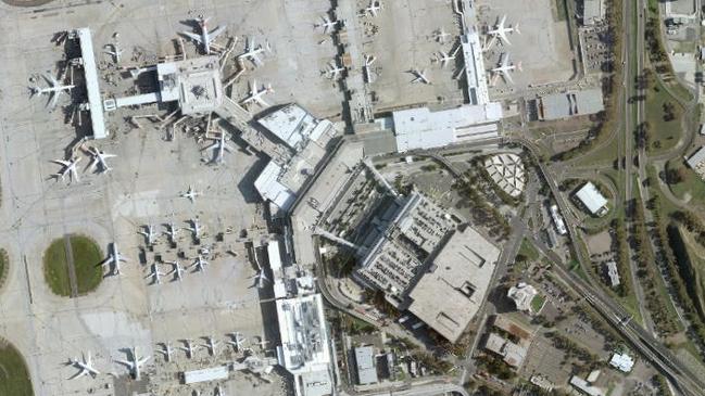 An aerial image of the airport in 2020. Picture: Supplied