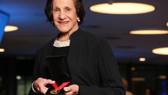 Professor Marie Bashir following her induction to the Bradfield Honour Role. Picture: Richard Dobson