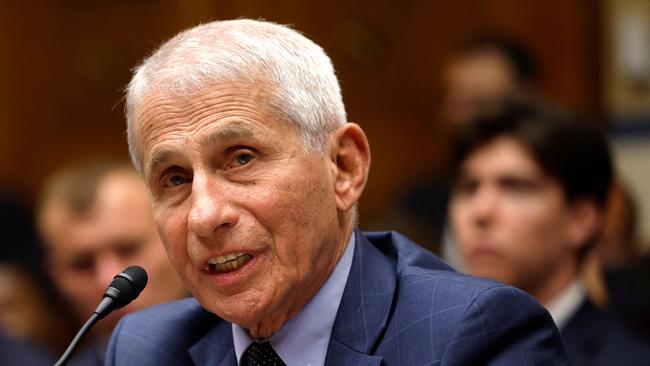 Anthony Fauci was grilled on a range of issues relating to the Covid-19 pandemic. Picture: Chip Somodevilla/Getty Images/AFP