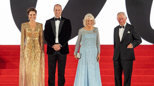 The royals attend a film premiere in London.