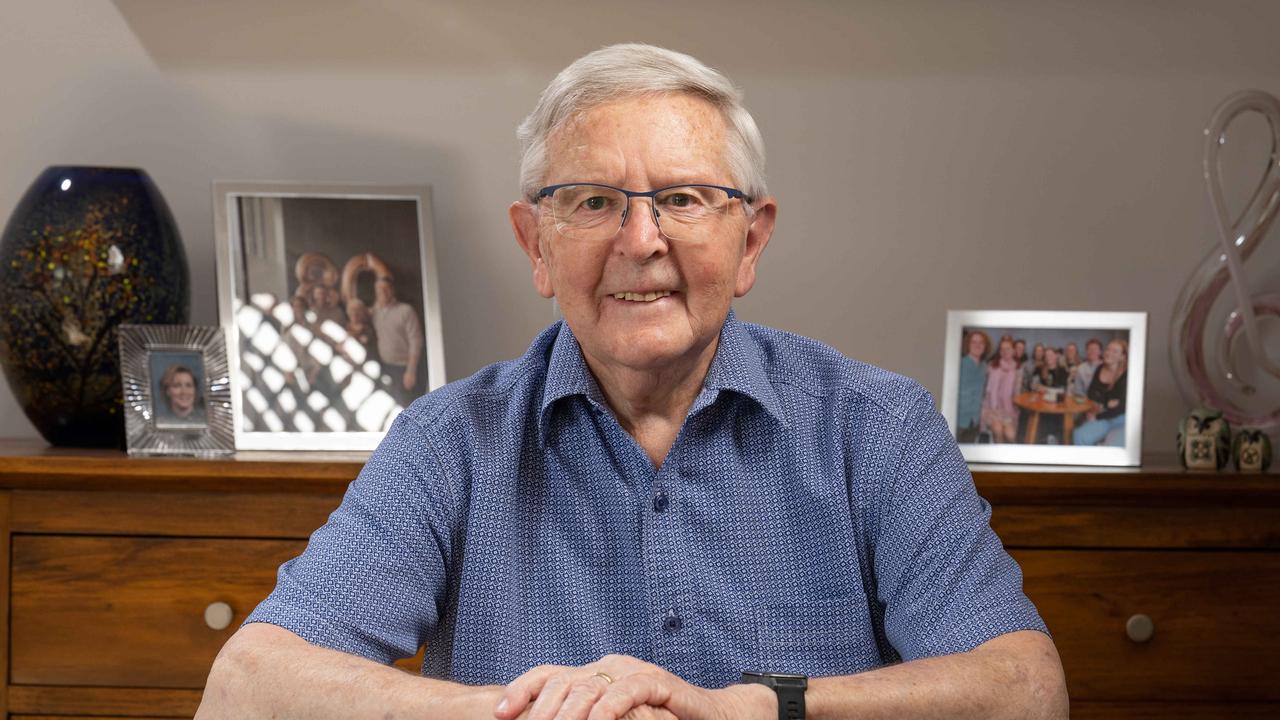 Denis Bateman at his Torquay home. Picture: Brad Fleet