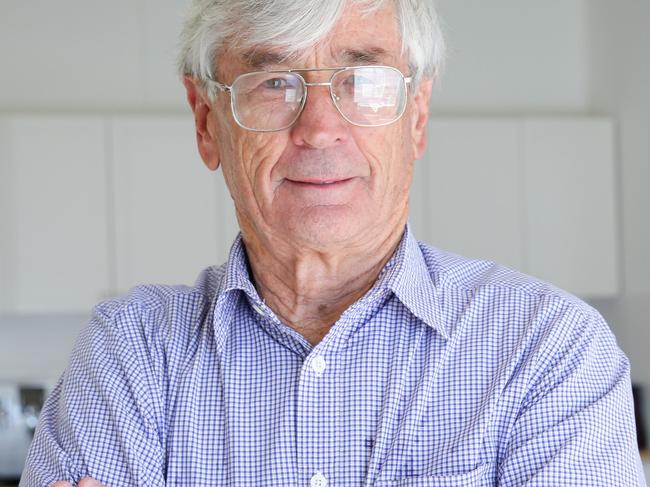 25/02/2016 : Dick Smith pictured on the water edge at Avalon. The Australian / Renee Nowytarger Sydney.