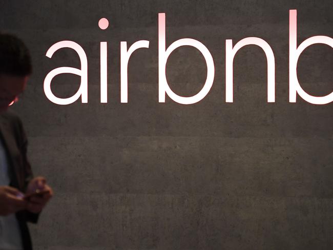 Airbnb is letting go 25% of its workforce. Picture: AFP