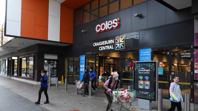 Craigieburn Central Shopping Centre has been listed as a Covid-19 exposure site. Picture: Josie Hayden