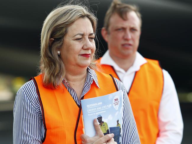 Premier and Olympics Minister Annastacia Palaszczuk with Minister Assisting on Infrastructure Steven Miles