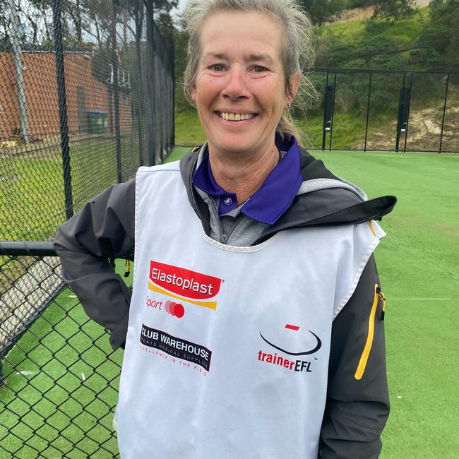 Vermont’s Alicia Carroll – local footy’s lifesaving trainer. Picture: Supplied