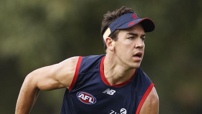 Marty Hore is a priority trade out this round after his collarbone injury. Picture: AAP Image/Daniel Pockett.