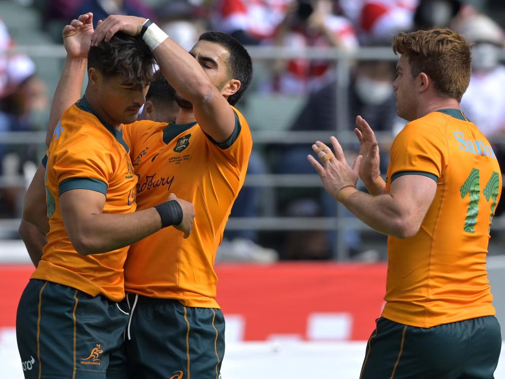 The Wallabies have the chance to make it six wins on the trot. (Photo by Koki Nagahama/Getty Images)