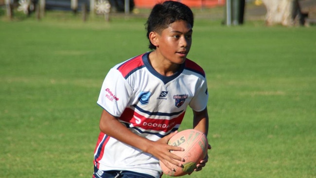 Central Coast touch football representative Kaleb Tomuri. Photo: supplied