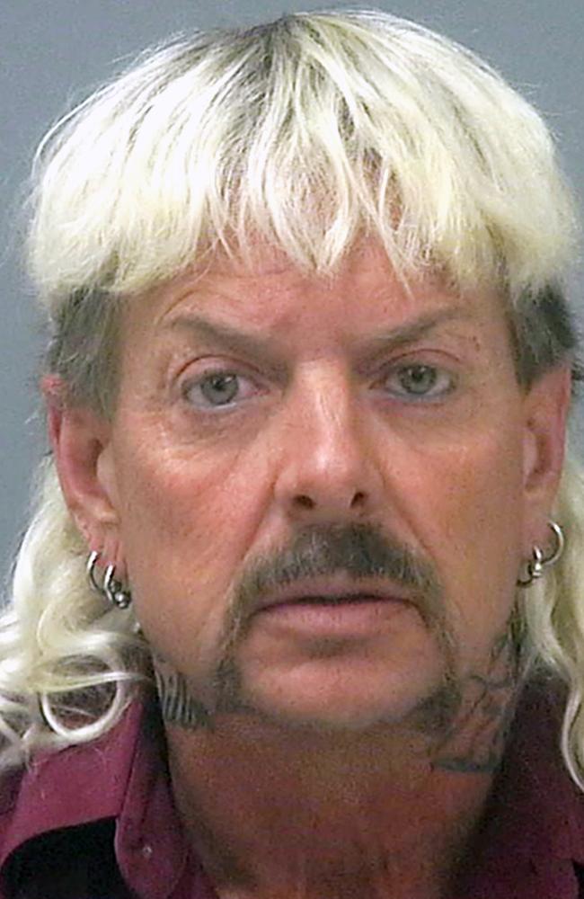 Joe Exotic’s mugshot. Picture: Santa Rosa County Jail via AP, File