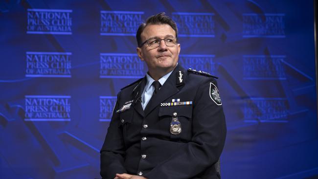 AFP Commissioner Reece Kershaw said men must change for women to be safe. Picture: NCA NewsWire / Gary Ramage