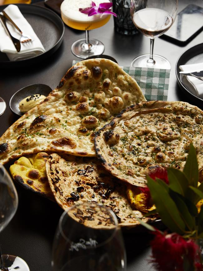 Flatbreads from the tandoor. Picture: Peter Tarasiuk