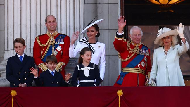 Princess Catherine made her first public appearance since Christmas 2023 at last weekend’s Trooping the Colour in London. Picture: AFP