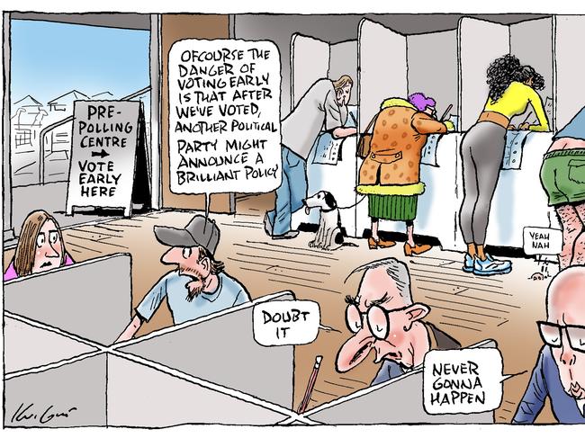 Mark Knight cartoon for 26 April, 2025.