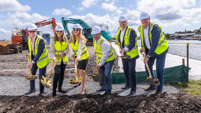 Work is underway on Lewis Land’s Harbour Shores which is set to evolve over the next decade.