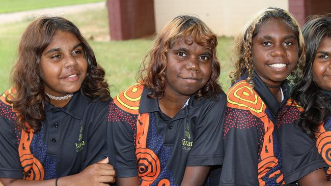 Students at Yirara College, which is at risk of ceasing boarding enrolments after federal funding cuts.