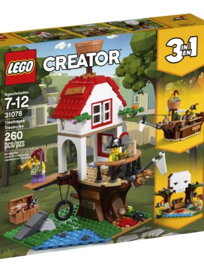 Lego creator treehouse treasures.