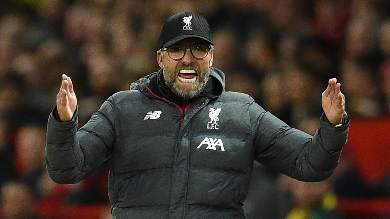 Liverpool's German manager Jurgen Klopp was far from impressed with VAR. (Photo by Oli SCARFF / AFP)