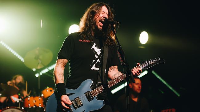 Dave Grohl of the Foo Fighters will bring the band to a sold-out GMHBA Arena in March. Picture: Getty Images