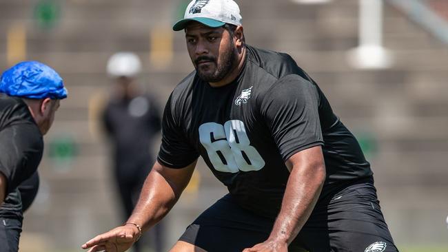 Jordan Mailata is a key player for the Philadelphia Eagles. Picture: Philadelphia Eagles