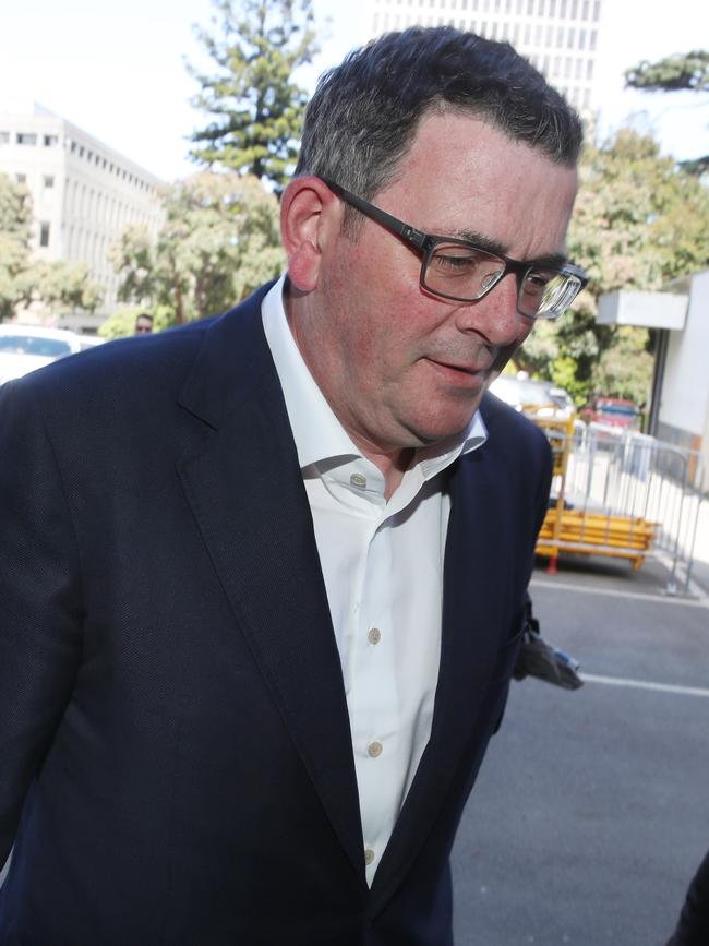 Former Victorian premier Daniel Andrews referred to members of the public concerned about his Covid lockdowns as ‘pig-headed know-it-alls’. Picture: David Crosling