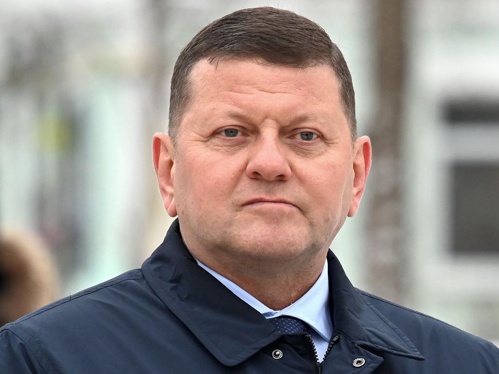 Valeriy Zaluzhnyi, former Commander-in-Chief of the Armed Forces of Ukraine and now Ambassador of Ukraine to the United Kingdom. Picture: AFP