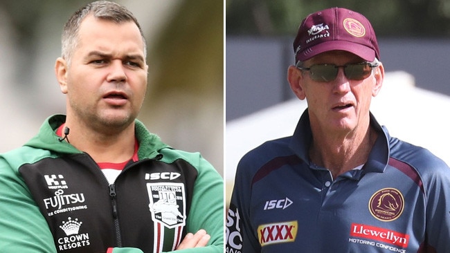 South Sydney’s Anthony Seibold and Brisbane’s Wayne Bennett are set to swap jobs.